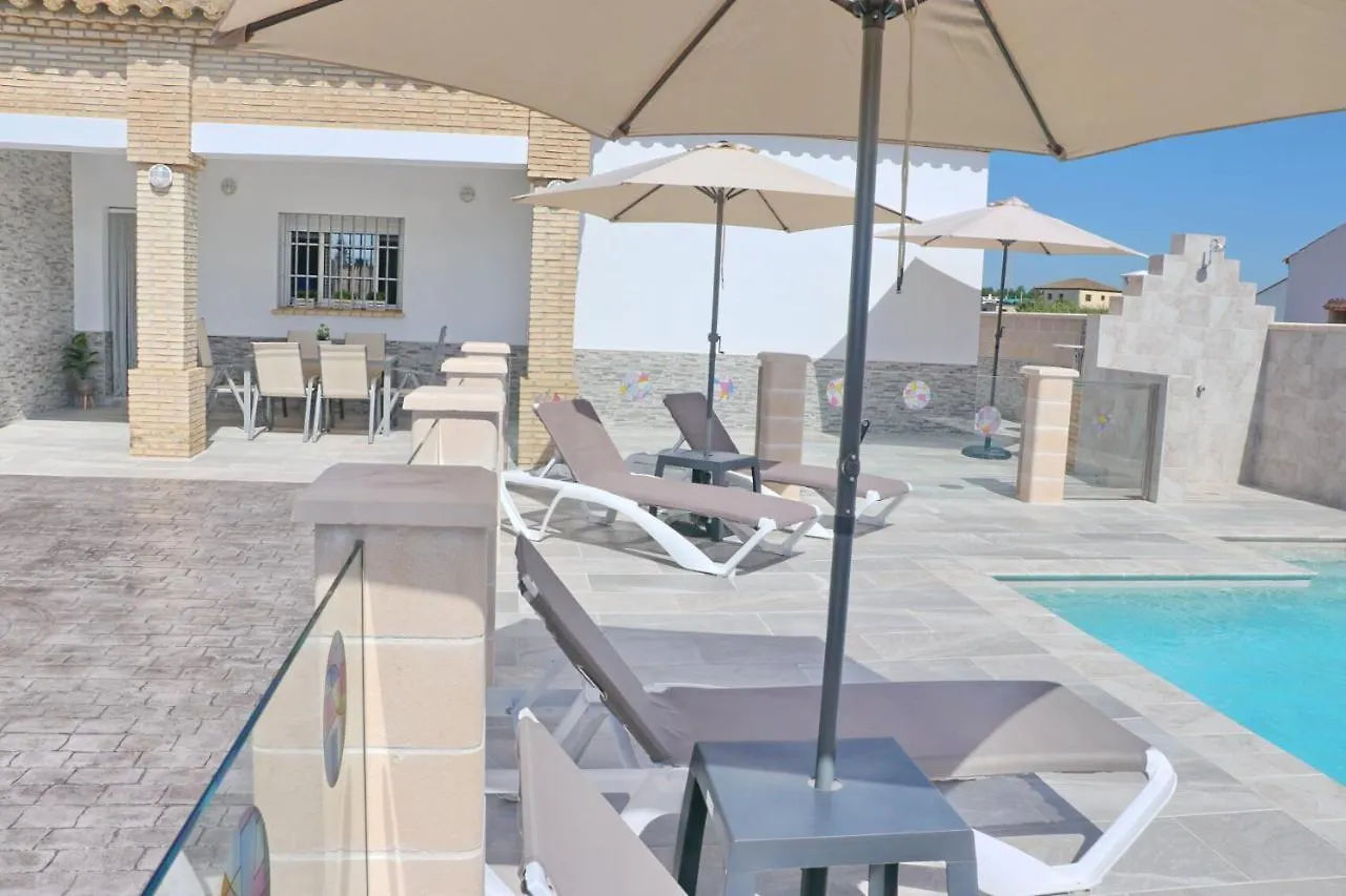 Chalet Puente Tabla con piscina privada Conil De La Frontera 0*,